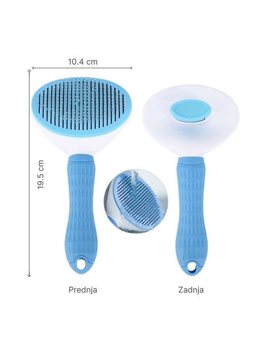 Četka za pse i mačke plava dimenzije