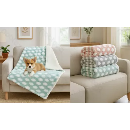 Ćebe za pse i mačke, mekani plišani materijal