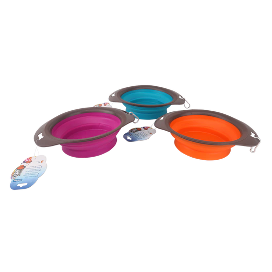 Putna silikonska posuda za vodu, kompaktna i sklopiva, idealna za šetnje