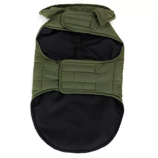 Crveni zimski prsluk za psa sa džepom, topao i lagan, veličina S