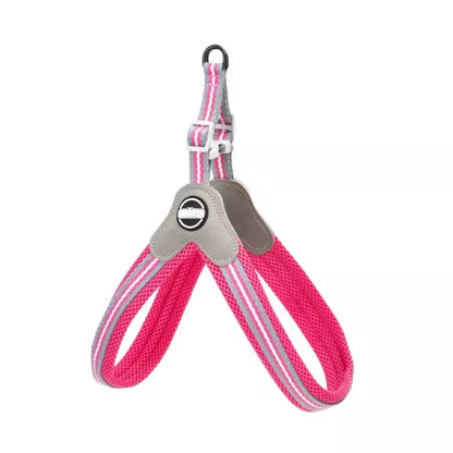 Crni podesiv am za pse 50-70 cm sa refleksijom za veću vidljivost