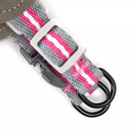 Crni am za pse 44-60 cm sa reflektujućim trakama za veću vidljivost