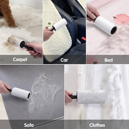 Lepljivi roller za dlake sa 90 listova, idealan za domaćinstva sa ljubimcima