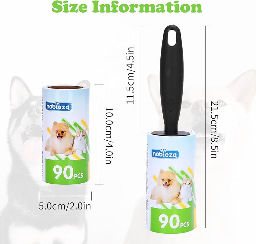 Valjak za dlake pasa i mačaka, brzo uklanja dlake sa odeće i nameštaja