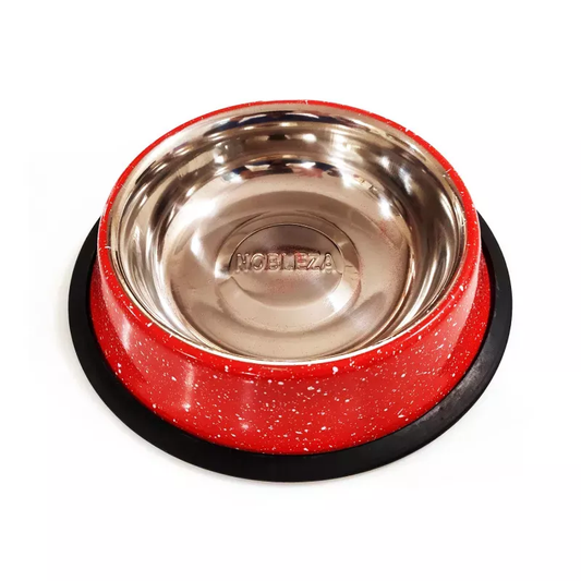 Elegantna činija sa roze spoljašnjošću, nerđajući čelik, veličina 2XS