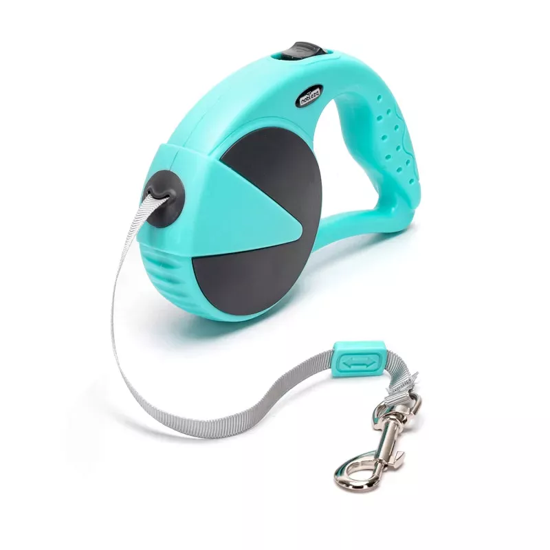 Plavi automatski retraktibilni povodac 5m za pse do 50 kg