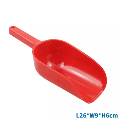 Zelena plastična lopatica za hranu, veličina L, laka za čišćenje