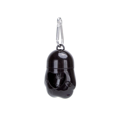 Roze dispanzer za kese sa jednom rolnom, dizajn šapice