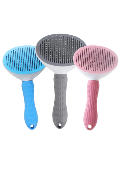 Četke za negu kućnih ljubimaca u tri boje plava siva roze