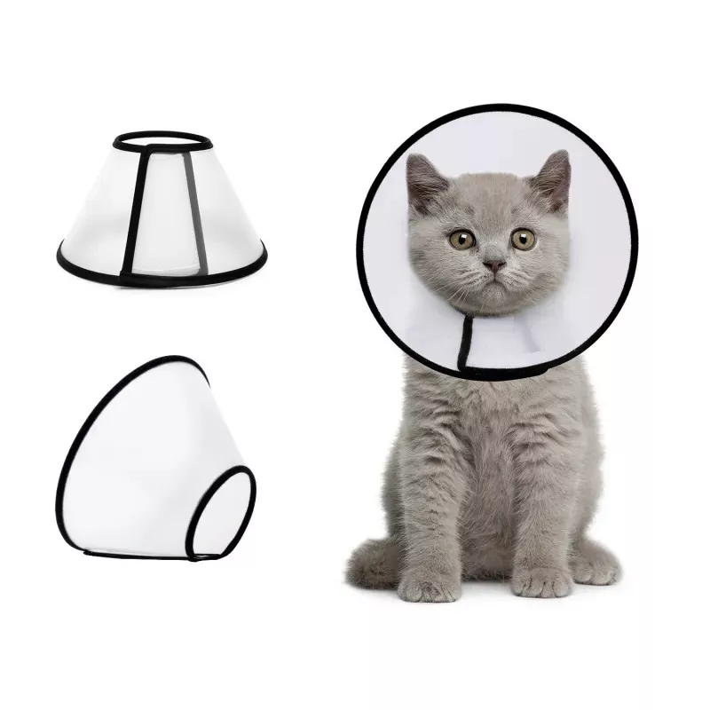 Prozirna kragna za pse i mačke, idealna nakon operacije ili povrede