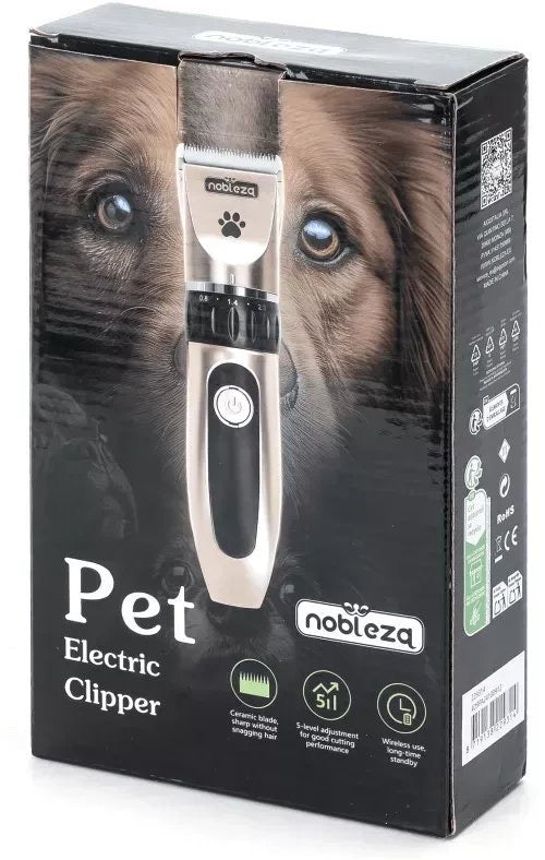 Nobleza bežična mašinica za šišanje pasa u pakovanju
