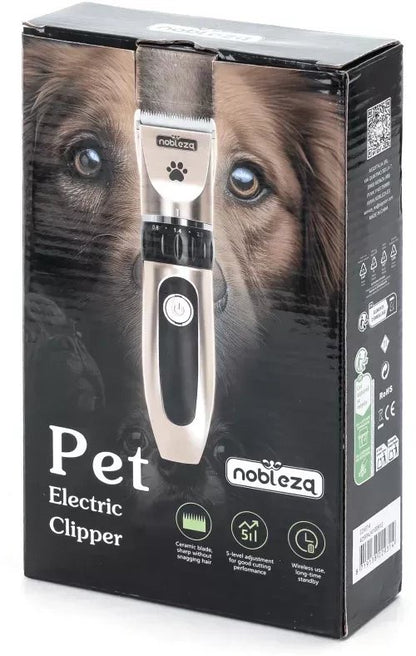 Nobleza bežična mašinica za šišanje pasa u pakovanju