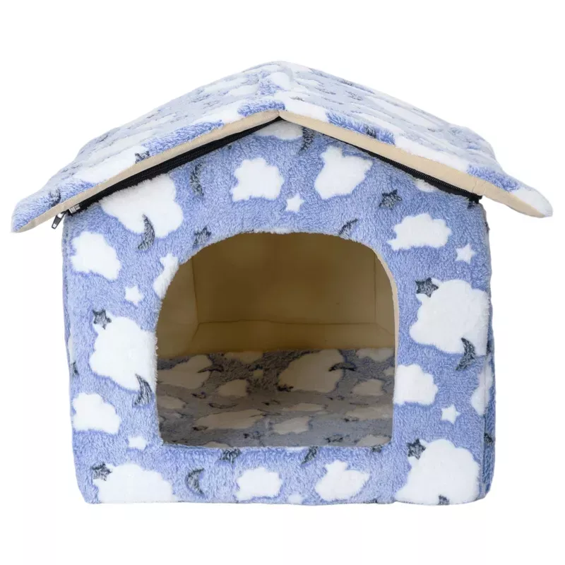 Kućica za mačke i male pse, detalj ulaza i dizajna