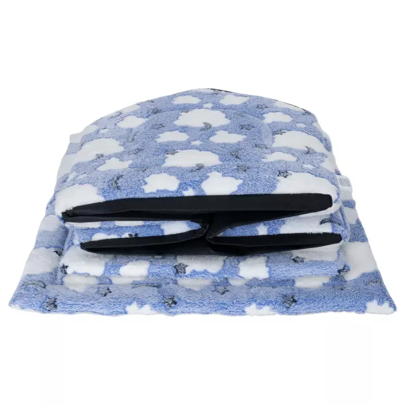 Plišana kućica sa uklonjivim jastukom, dimenzije 48×45×39 cm