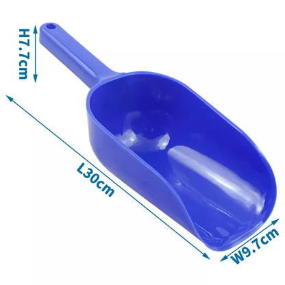 Plava plastična lopatica za hranu, veličina M, izdržljiva PP plastika