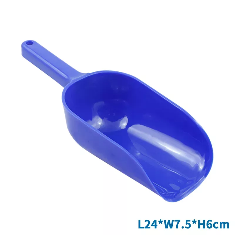 Roze plastična lopatica za hranu, veličina S, idealna za manje porcije