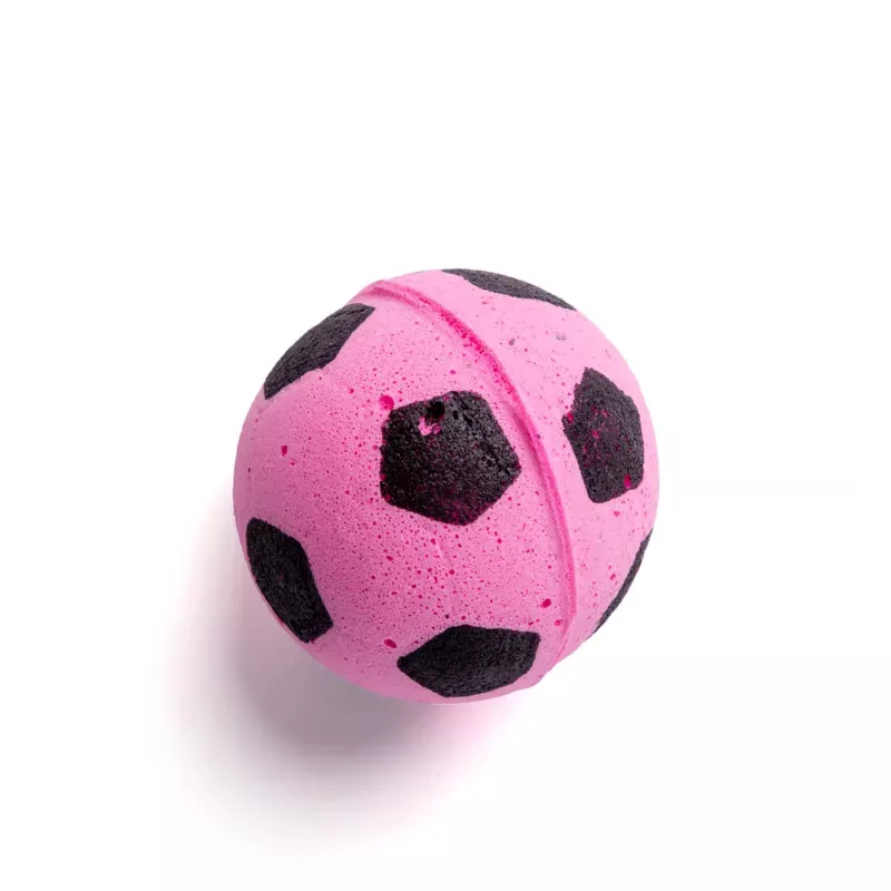 Plava mini fudbalska loptica za mačke, gumena, idealna za šutiranje