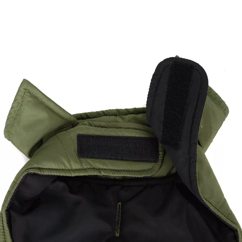 Narandžasti zimski prsluk za psa sa džepom, veličina S