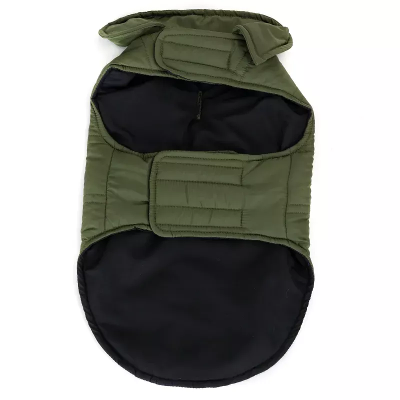 Crveni zimski prsluk za psa sa džepom, topao i lagan, veličina S